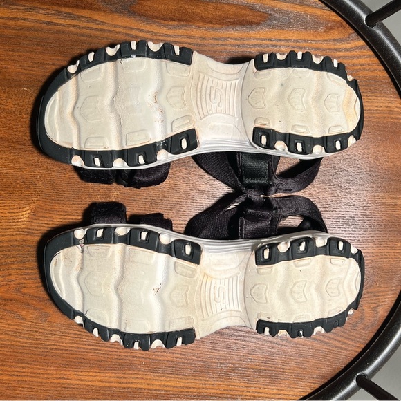 Skechers Black Strap Sandals - Picture 5 of 5